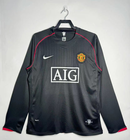 Manchester United 07-08 Away Long Sleeve Retro Jersey