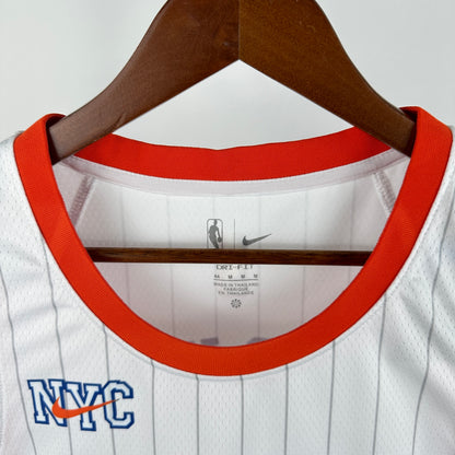 New York Knicks 24-25 White City Edition Jersey