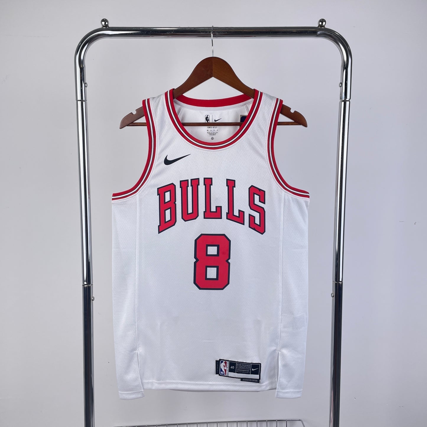 Chicago Bulls White Home Icon Edition Jersey