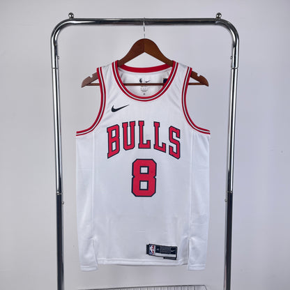 Chicago Bulls White Home Icon Edition Jersey