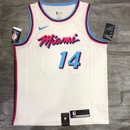 Miami Heat City Edition "Vice" White Swingman Jersey
