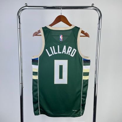 Milwaukee Bucks 23-24 Green Icon Edition Swingman Jersey