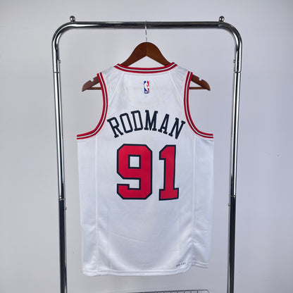 Chicago Bulls White Home Icon Edition Jersey