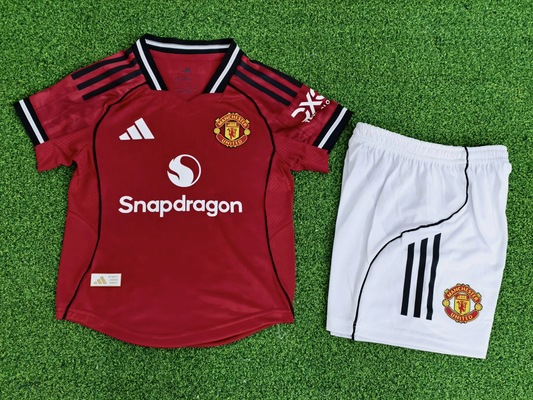 Manchester United 25-26 Home Kid's Kit