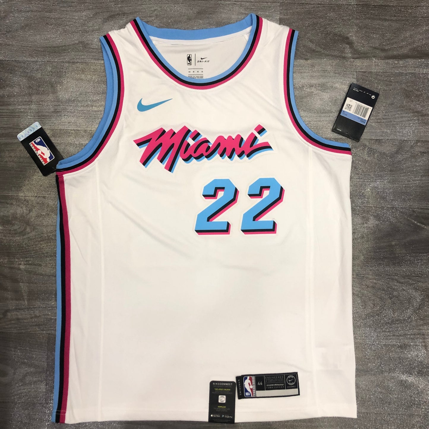 Miami Heat City Edition "Vice" White Swingman Jersey
