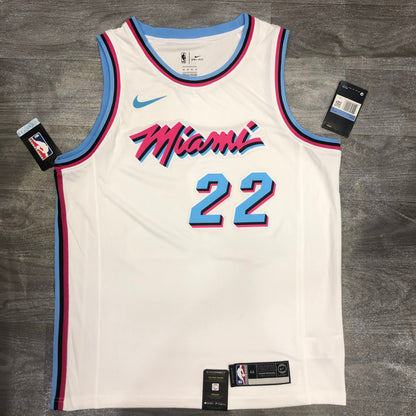Miami Heat City Edition "Vice" White Swingman Jersey