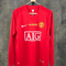 Manchester United 2008 Home Long Sleeve Retro Jersey (UCL)