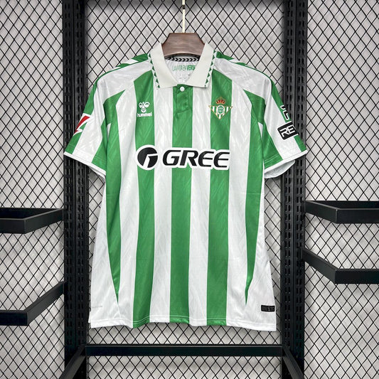 Real Betis 24-25 Home Jersey (Sponsors + LaLiga Patch)