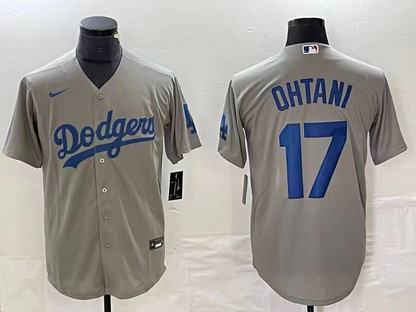 Los Angeles Dodgers Gray Road Player Jersey
