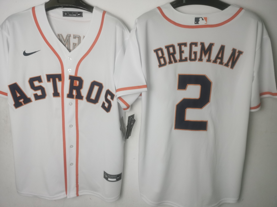 Houston Astros Home White Player Jersey
