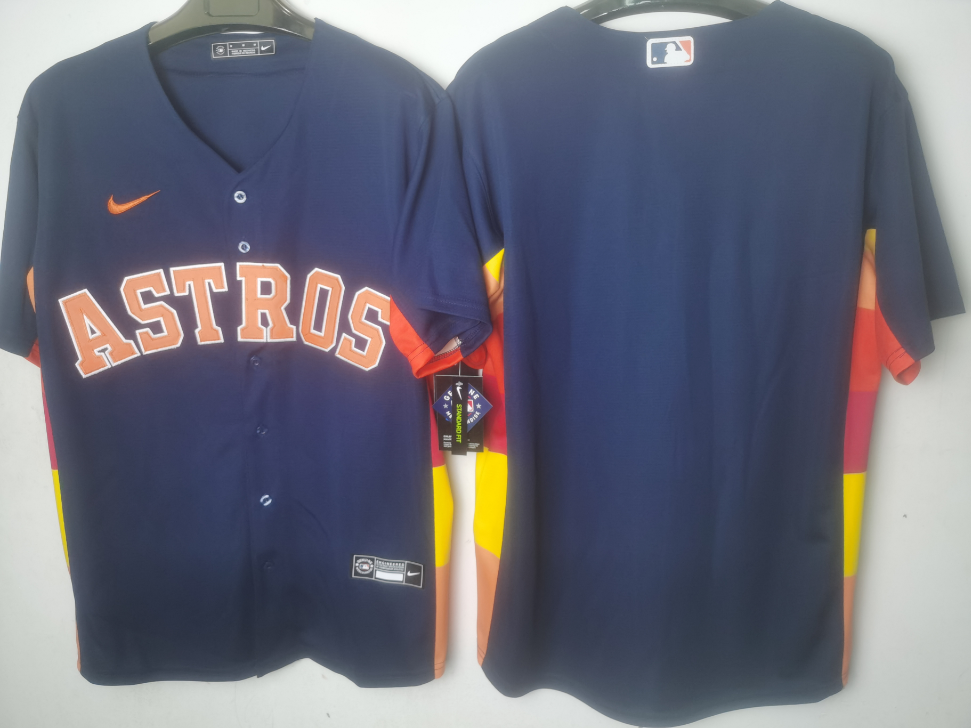 Houston Astros Navy Alternate Player Jersey