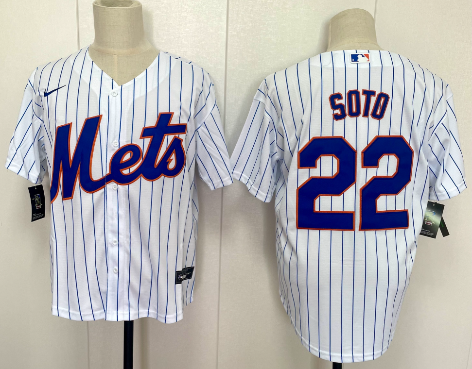 New York Mets White Home Player Jersey