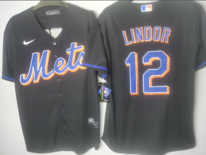 New York Mets Black Alternate Player Jersey