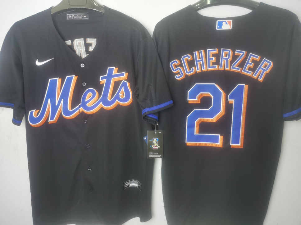 New York Mets Black Alternate Player Jersey
