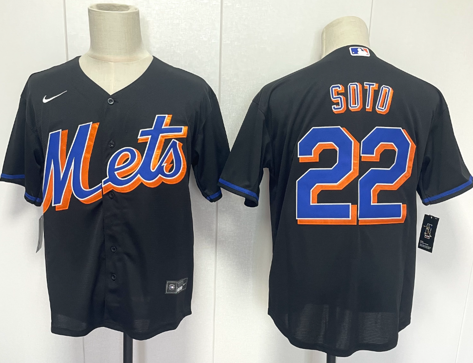 New York Mets Black Alternate Player Jersey