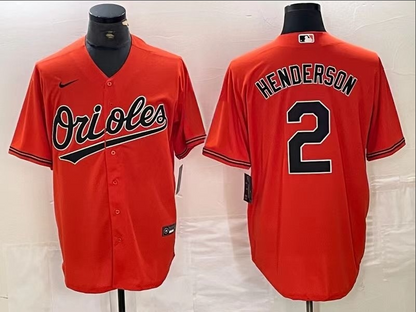 Baltimore Orioles Blood Orange Alternate Limited Player Jersey