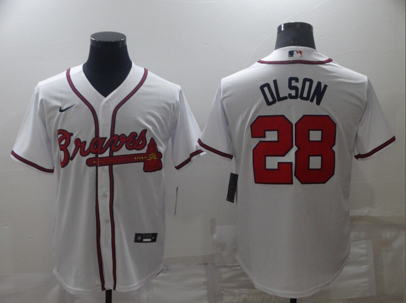 Atlanta Braves White Home Player Jersey