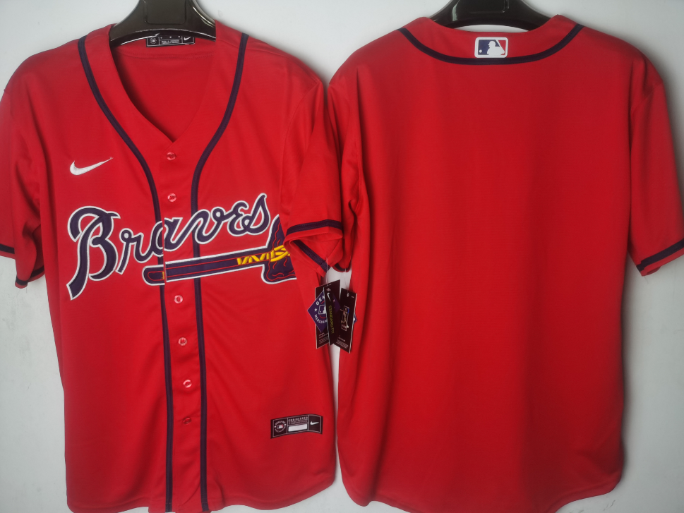 Atlanta Braves Red Alternate Player Jersey