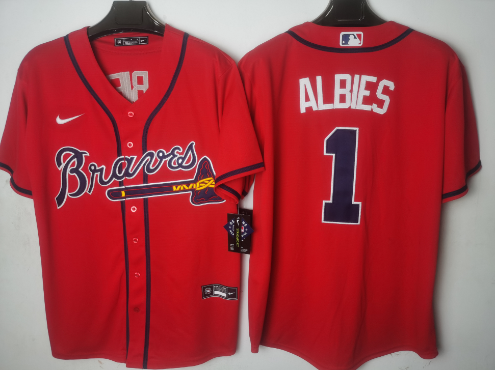 Atlanta Braves Red Alternate Player Jersey