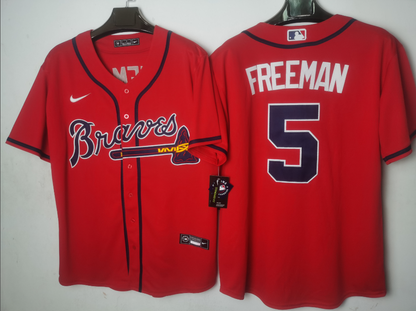 Atlanta Braves Red Alternate Player Jersey