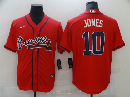Atlanta Braves Red Alternate Player Jersey
