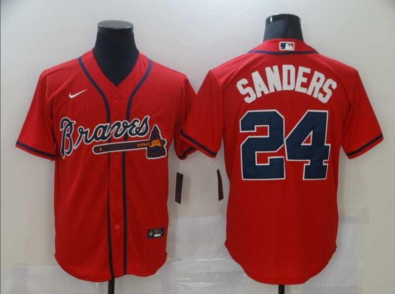 Atlanta Braves Red Alternate Player Jersey