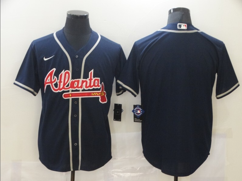 Atlanta Braves Navy Alternate Player Jersey