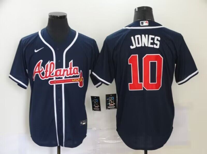 Atlanta Braves Navy Alternate Player Jersey