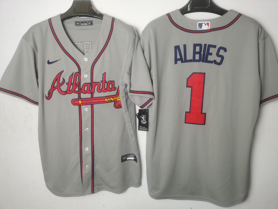 Atlanta Braves Gray Road Limited Player Jersey