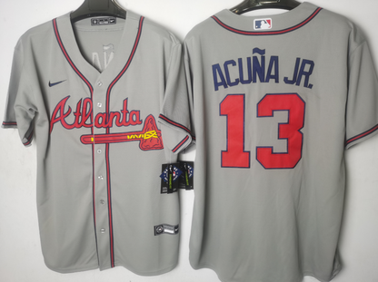 Atlanta Braves Gray Road Limited Player Jersey
