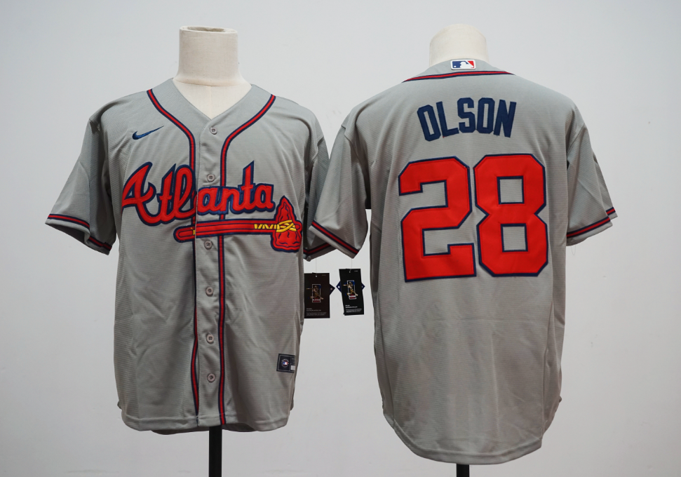 Atlanta Braves Gray Road Limited Player Jersey