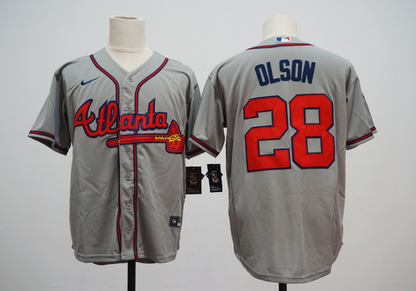 Atlanta Braves Gray Road Limited Player Jersey