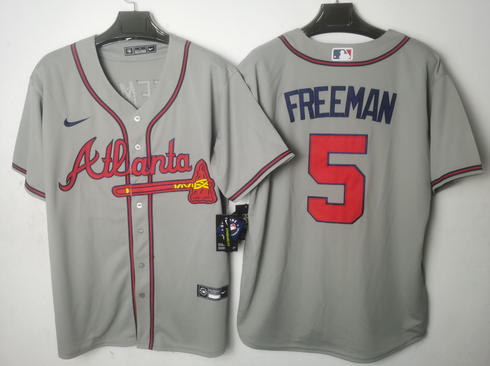 Atlanta Braves Gray Road Limited Player Jersey