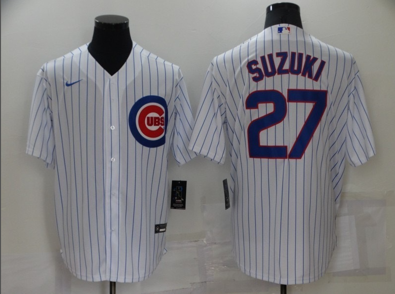 Chicago Cubs White Home Player Jersey