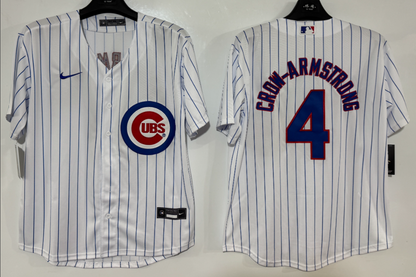 Chicago Cubs White Home Player Jersey