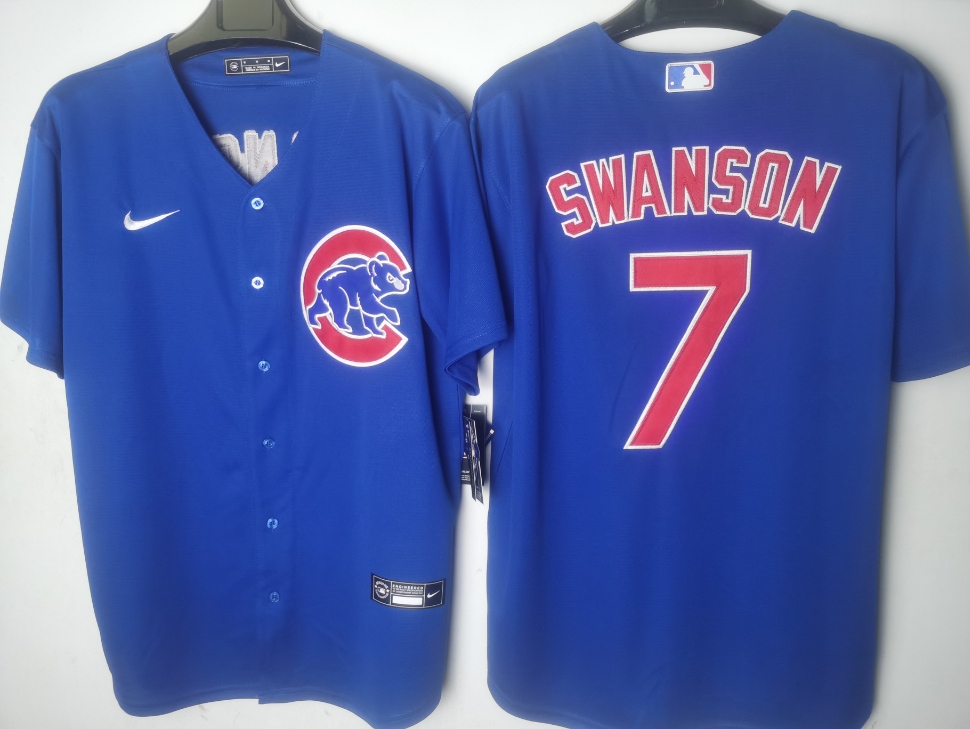 Chicago Cubs Blue Alternate Player Jersey