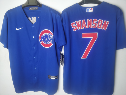 Chicago Cubs Blue Alternate Player Jersey