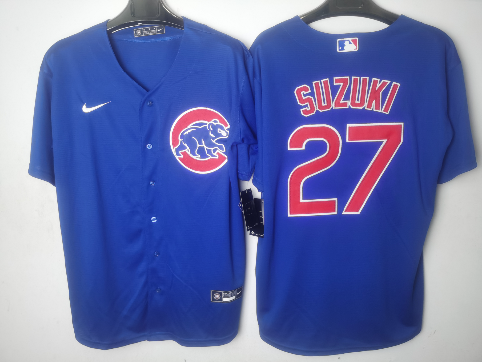 Chicago Cubs Blue Alternate Player Jersey