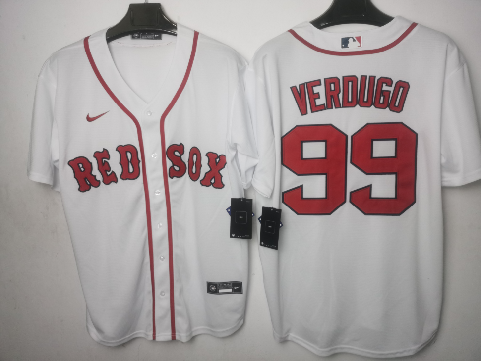 Boston Red Sox Home White Player Jersey
