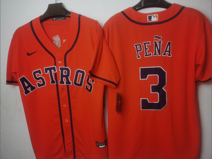 Houston Astros Blood Orange Alternate Player Jersey