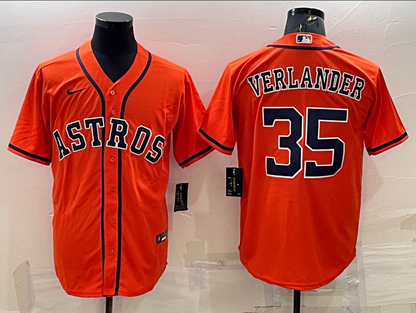 Houston Astros Blood Orange Alternate Player Jersey