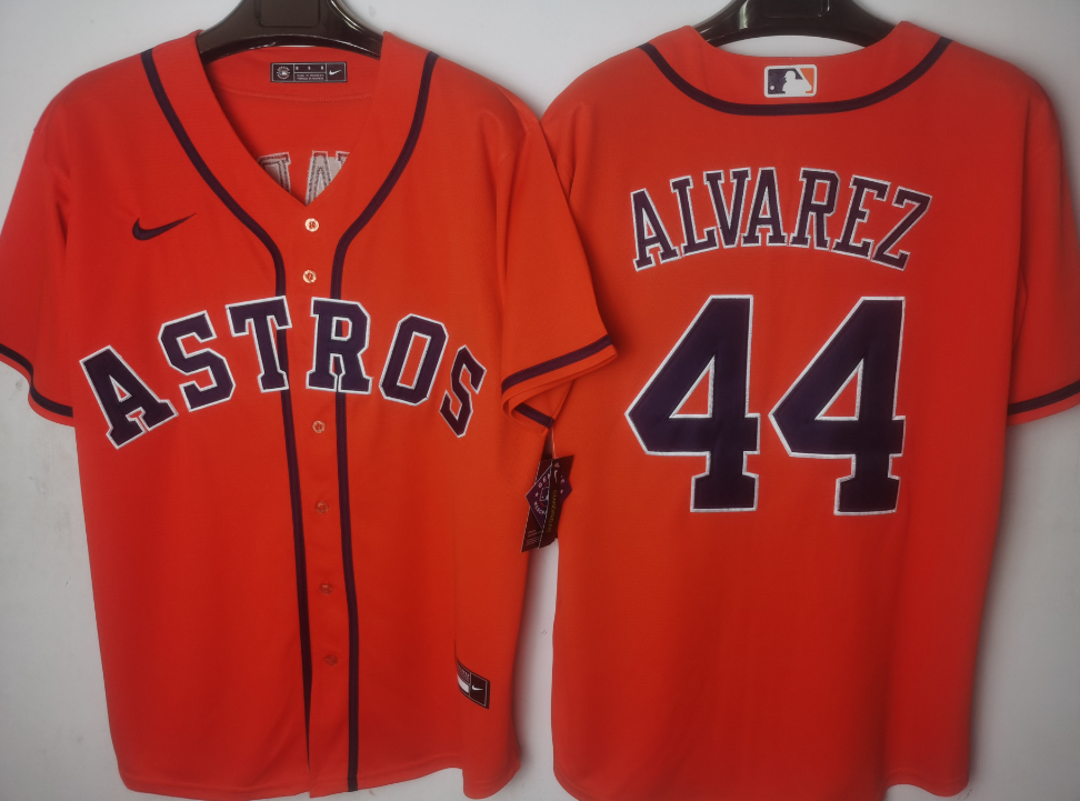 Houston Astros Blood Orange Alternate Player Jersey