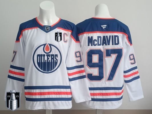 Edmonton Oilers Fanatics White Away Premium Player Jersey
