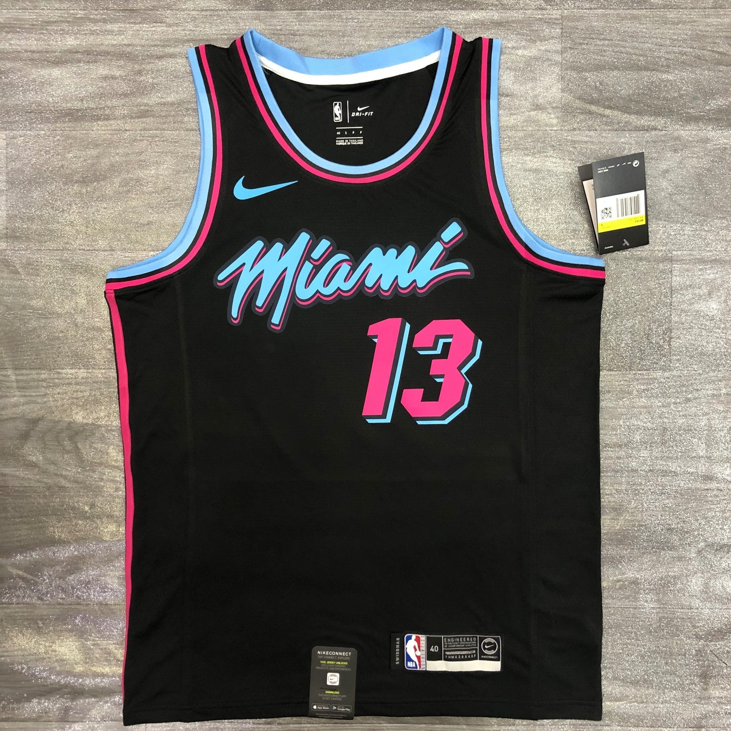 Miami Heat "Vice" Black Swingman Jersey
