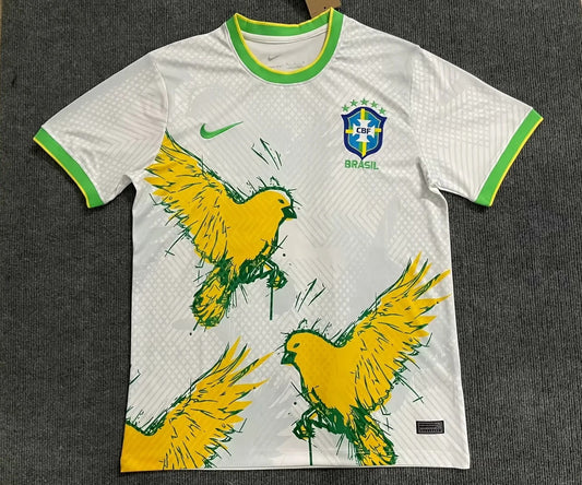 Brazil "Canarinho White" Special Jersey