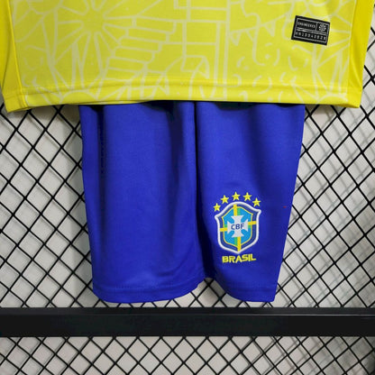 Brazil 24-25 Home Kid's Kit