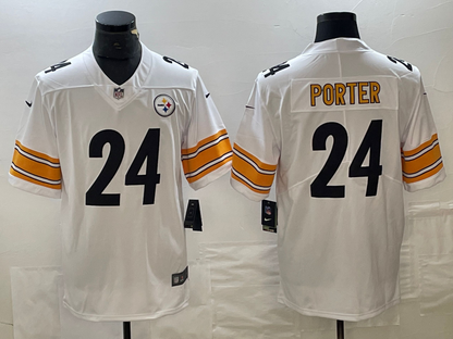 Pittsburgh Steelers White Team Game Jersey