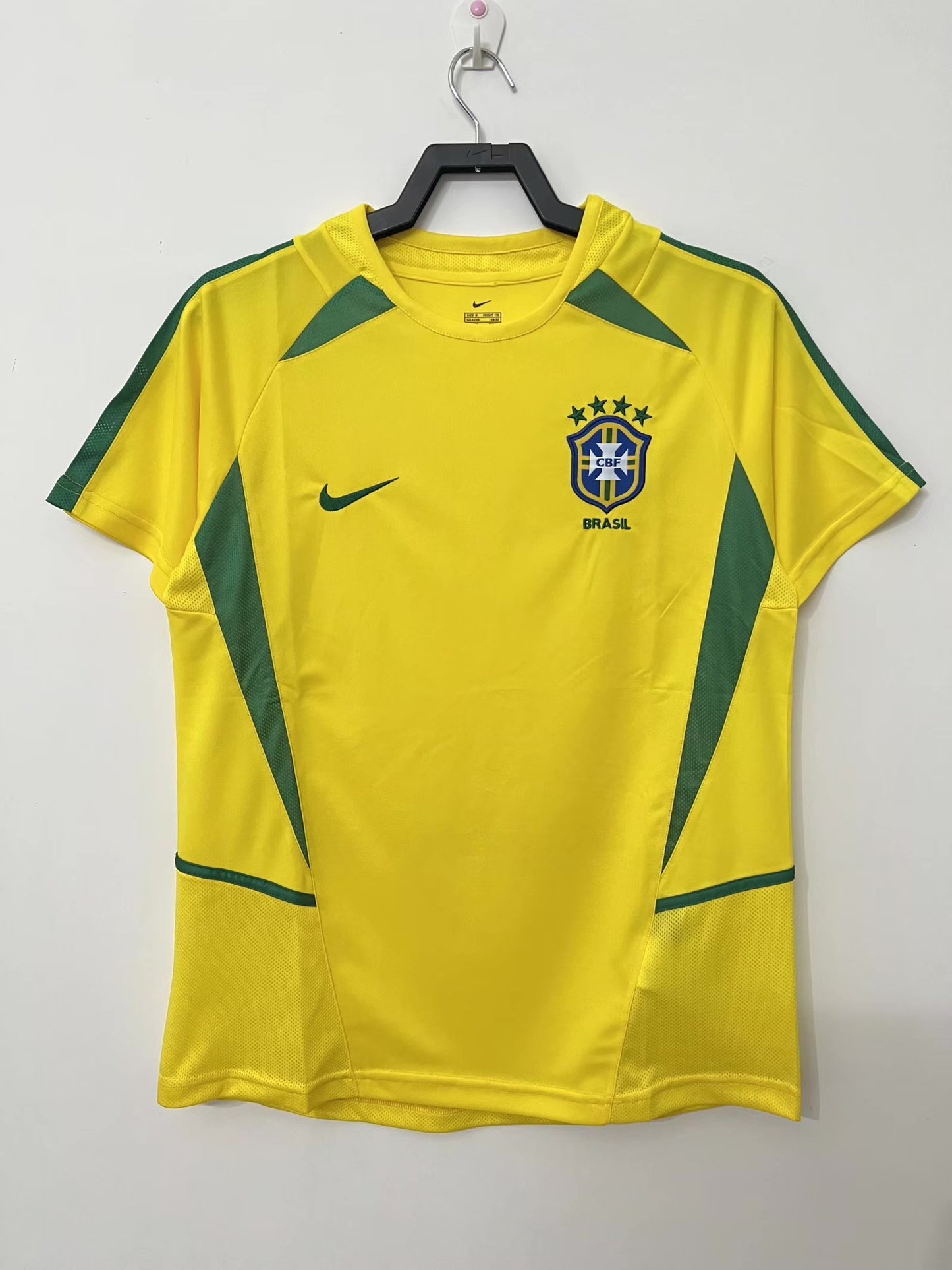 Brazil 2002 Home Retro Jersey