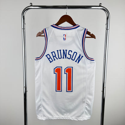 New York Knicks 24-25 White Association Edition Swingman Jersey