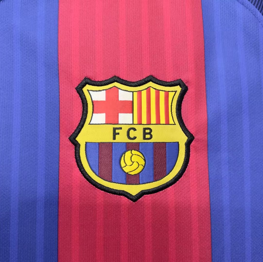 FC Barcelona 16-17 Home Retro Jersey